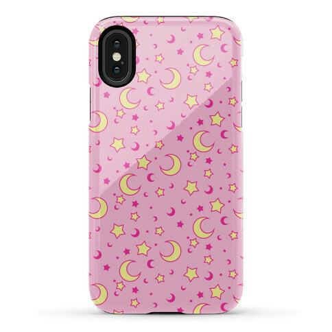 Dreamy Pastel Moon And Stars Phone Case